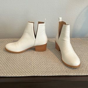White booties